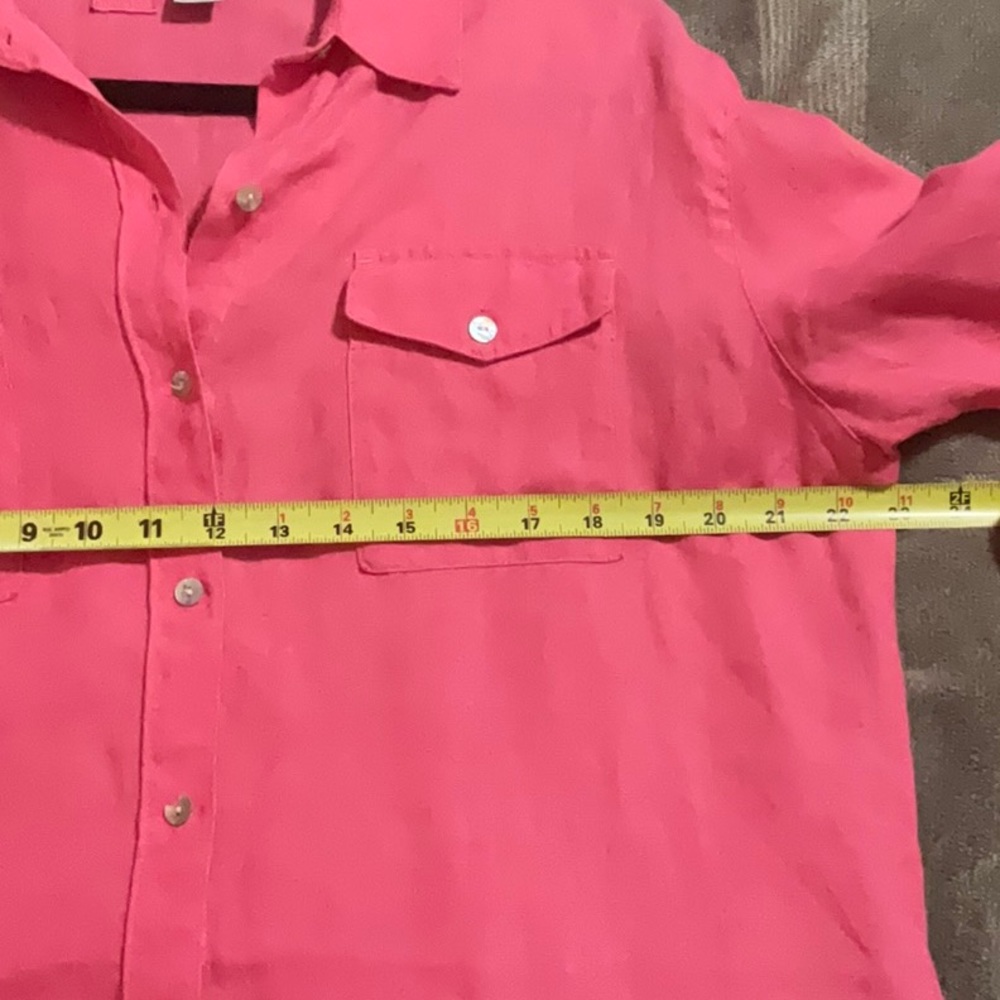 EUC Linen CHICOS blouse SIZE 2 - Picture 3 of 6